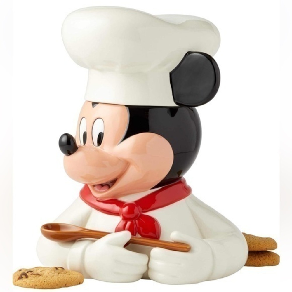 Enesco Disney Chef Mickey Mouse Cookie Jar NWT